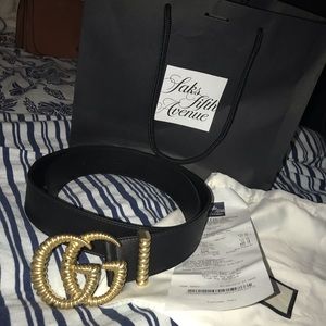 Women’s Gucci Leather GG Moon Belt size 8 (90cm)